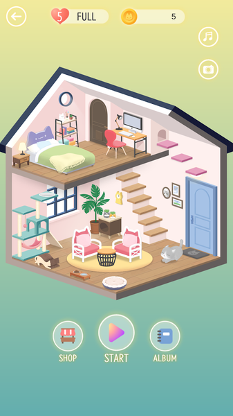 猫咪小屋找不同游戏Find The Differences - A Cat House1