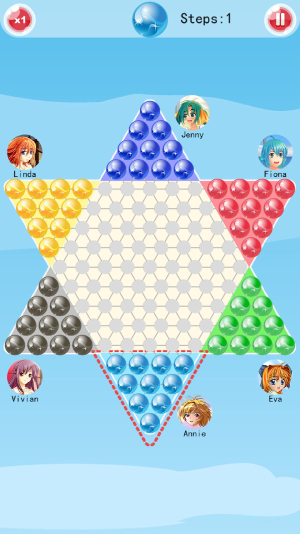 天天跳棋1