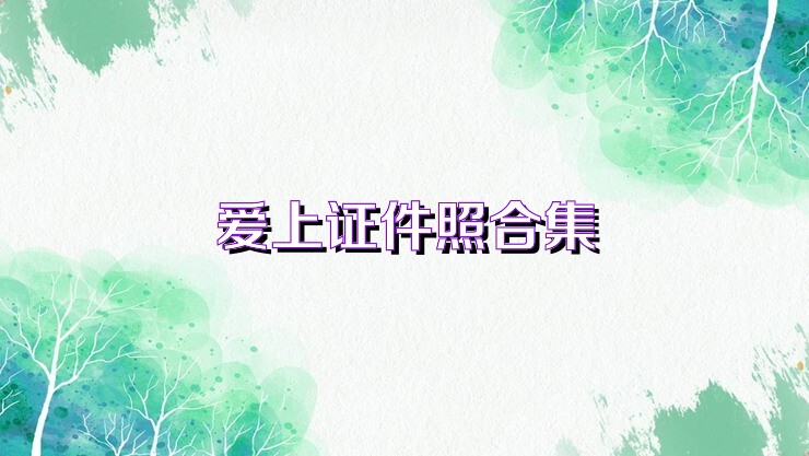 爱上证件照合集
