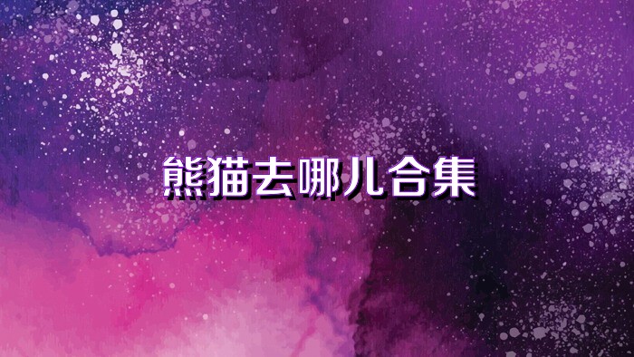 熊猫去哪儿合集