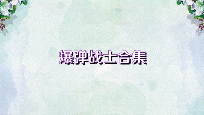 爆弹战士合集