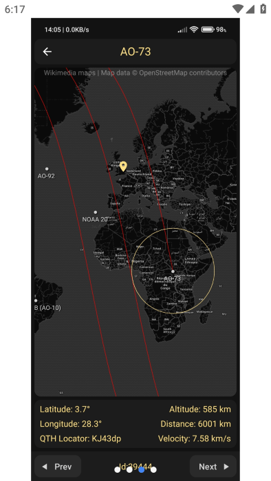look4sat卫星追踪3