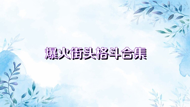爆火街头格斗合集