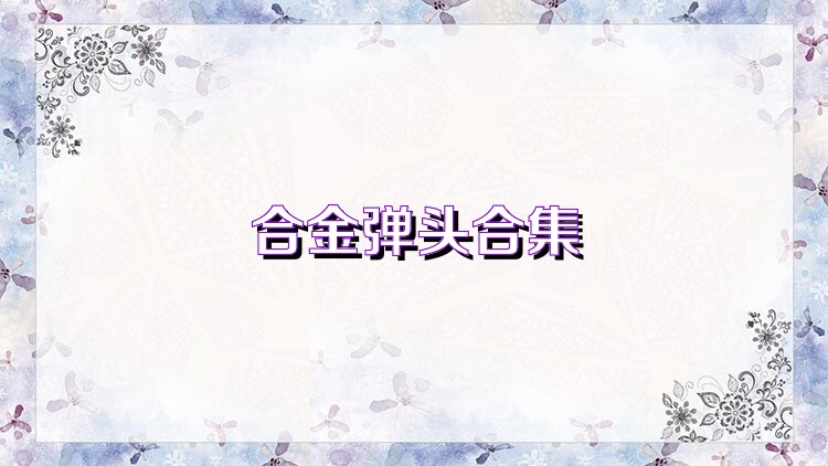合金弹头合集