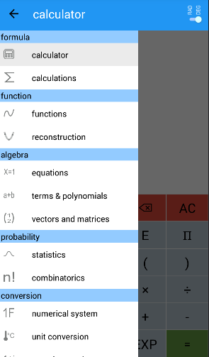 Mathematics计算器(智能计算器工具)V3.5 安卓手机版1