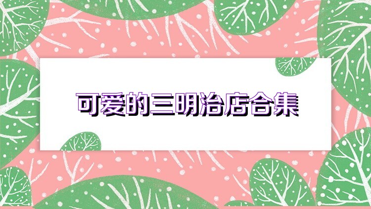可爱的三明治店合集
