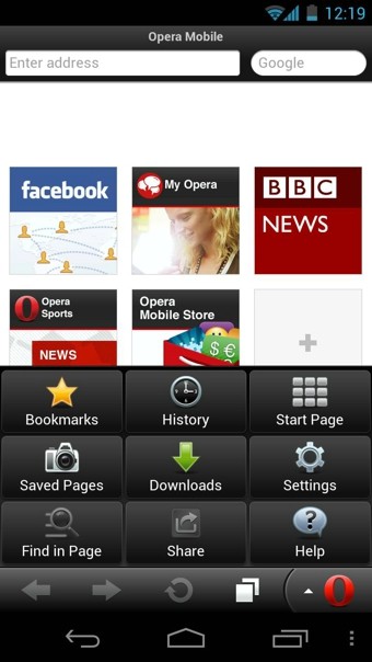 opera mobile浏览器1