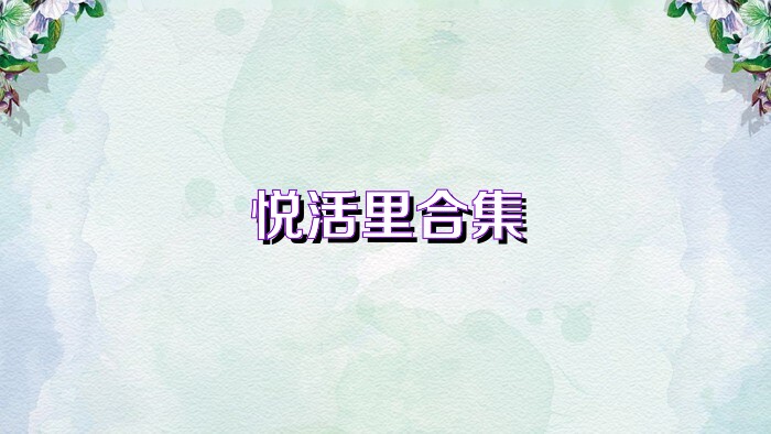 悦活里合集