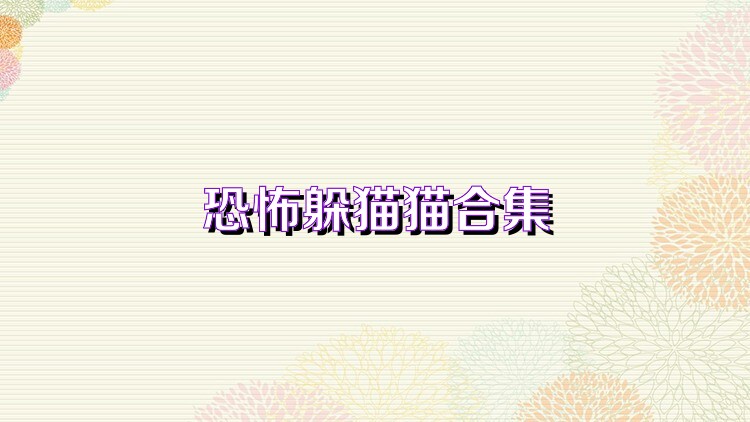 恐怖躲猫猫合集