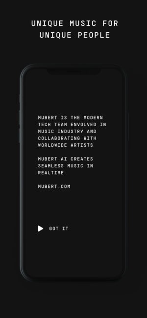 Mubert AI音乐流3