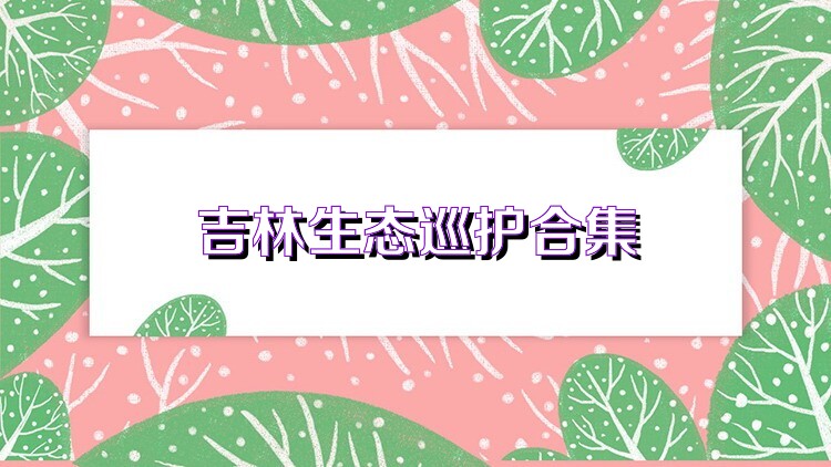 吉林生态巡护合集