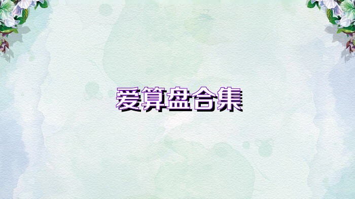 爱算盘合集