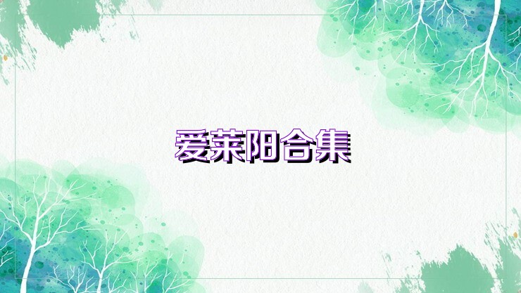 爱莱阳合集