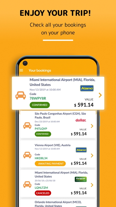 Rentcars.com Car Rental汽车出租4