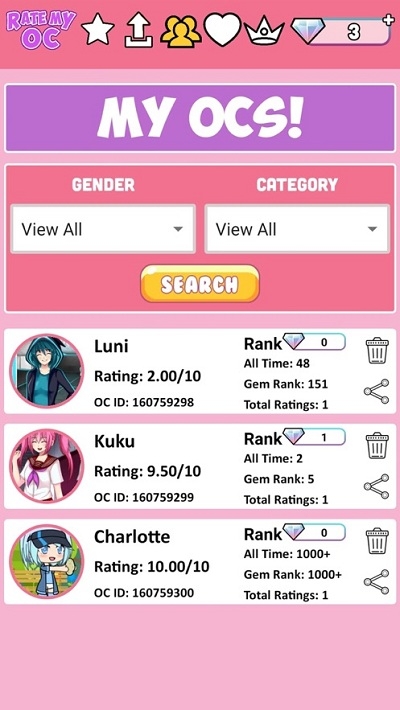 Rate My OC安卓版4