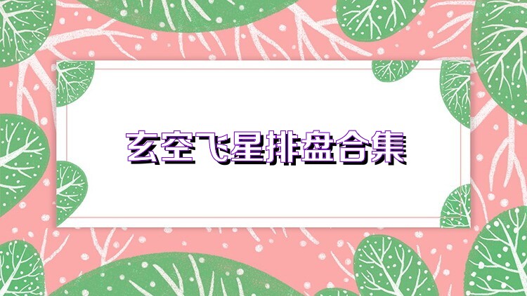 玄空飞星排盘合集