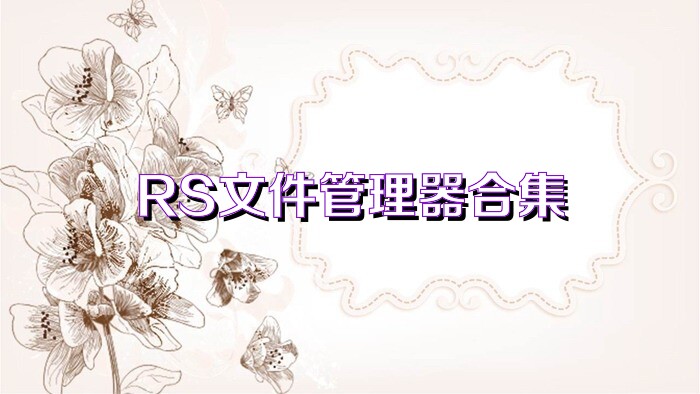 RS文件管理器合集