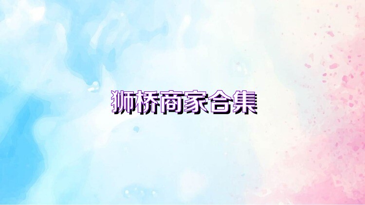 狮桥商家合集