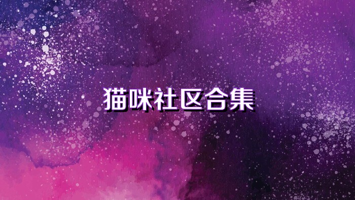猫咪社区合集