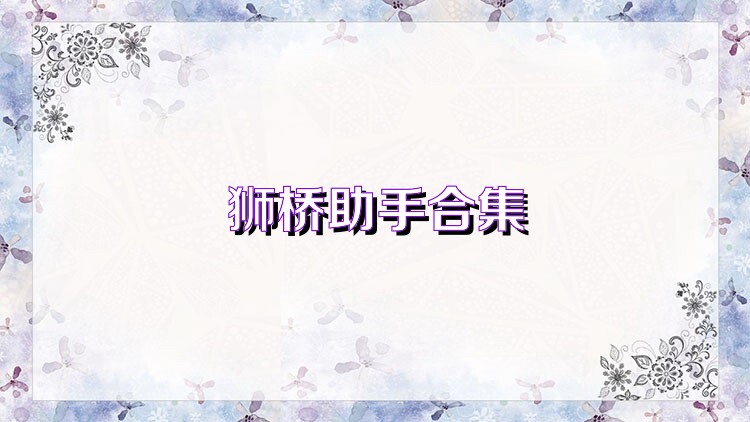 狮桥助手合集
