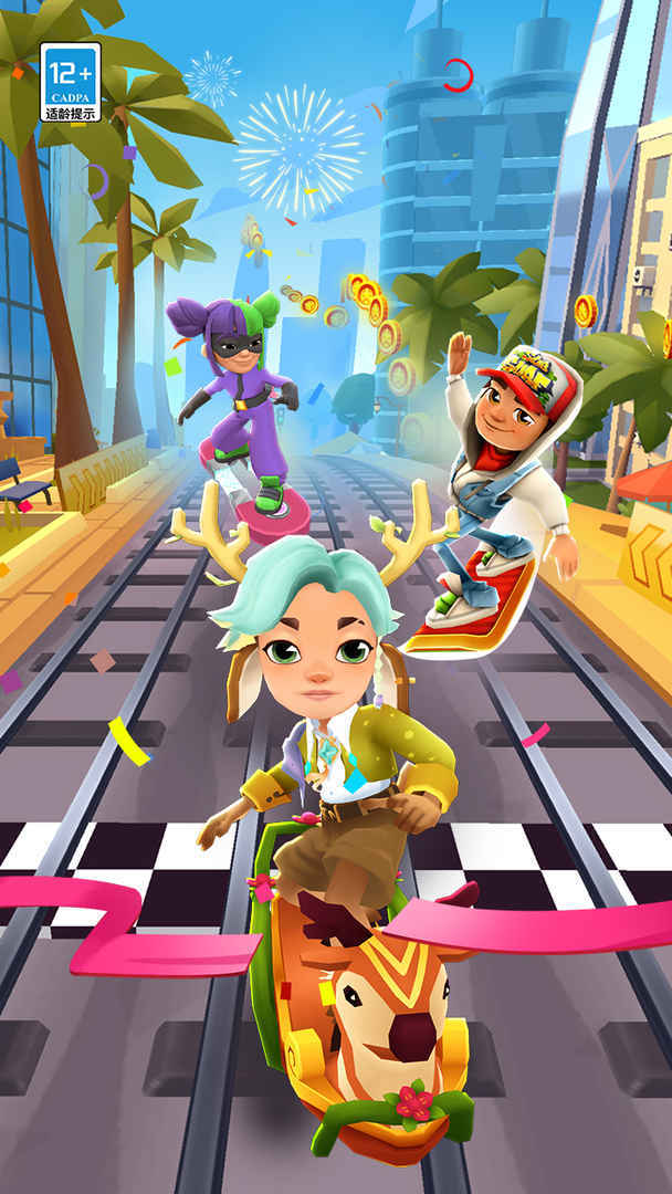 SubwaySurf锅铲全角色内置菜单版2