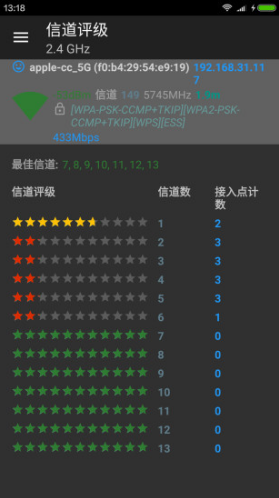 WiFi分析仪(wifi分析仪检测wifi信号)V7.1.10 安卓正式版2