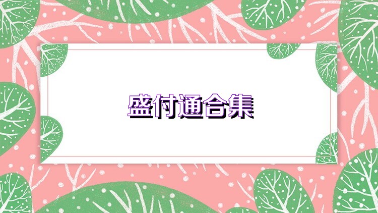 盛付通合集