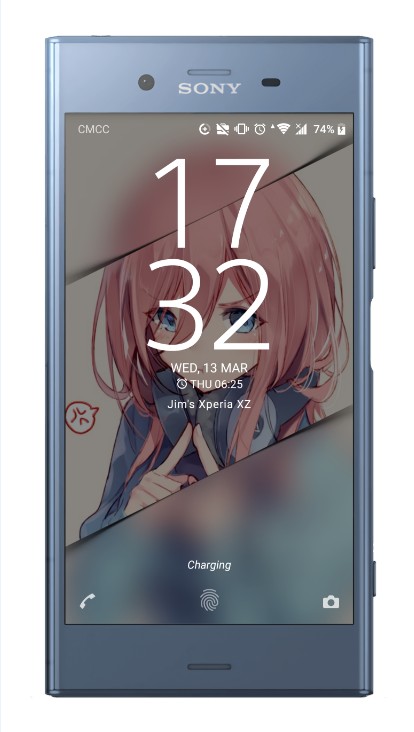 中野三玖索尼主题Nakano Miku - Xperia Theme1