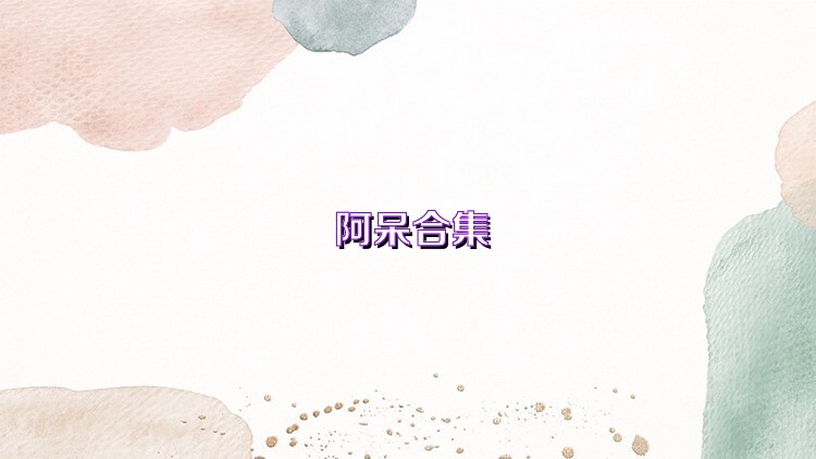 阿呆合集
