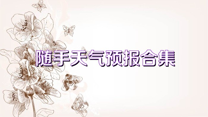 随手天气预报合集