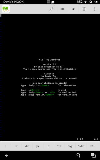 Vim编辑器 Vim Touch1