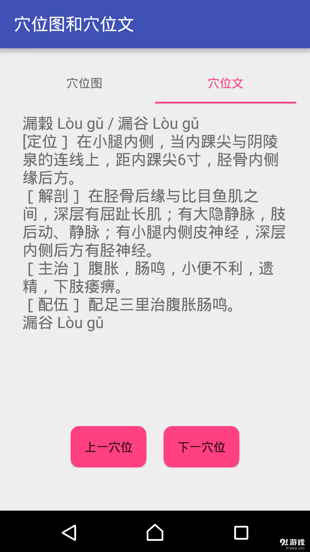 中医经络穴位流注 4