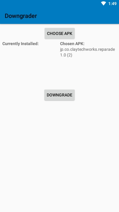 安卓软件降级器Downgrader2