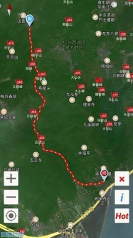 杭州登山地图1