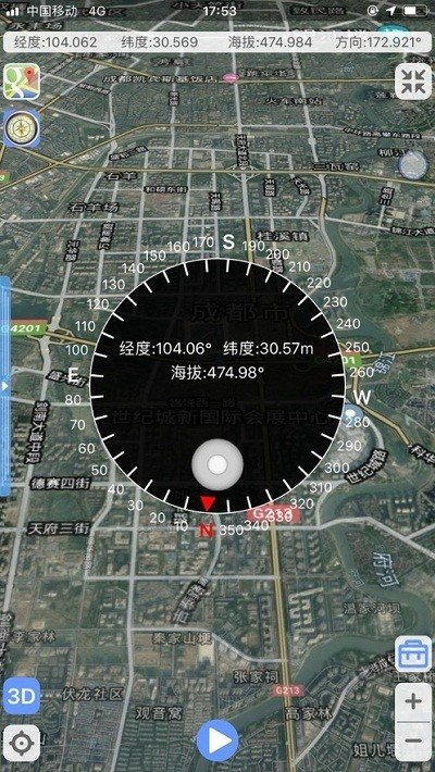 科技列车卫星地图1