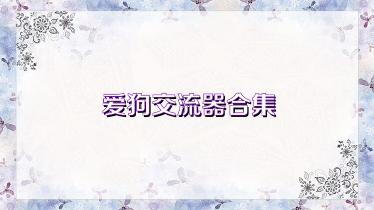 爱狗交流器合集
