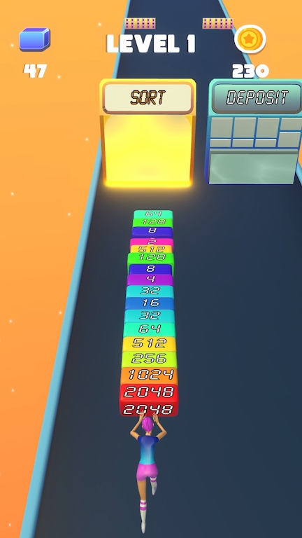 2048合并冲刺1