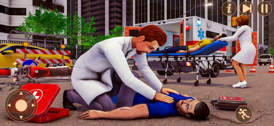 救护车消防员911消防车救援模拟器苹果版1