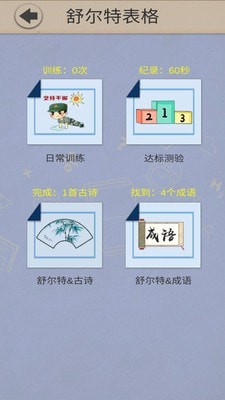 舒尔特表格1