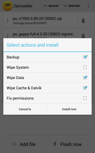 刷机神器 ZipInstaller安卓4
