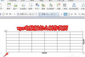 如何使用WPS电脑版高效制作专业简历提升求职竞争力