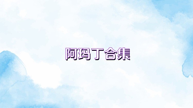 阿玛丁合集