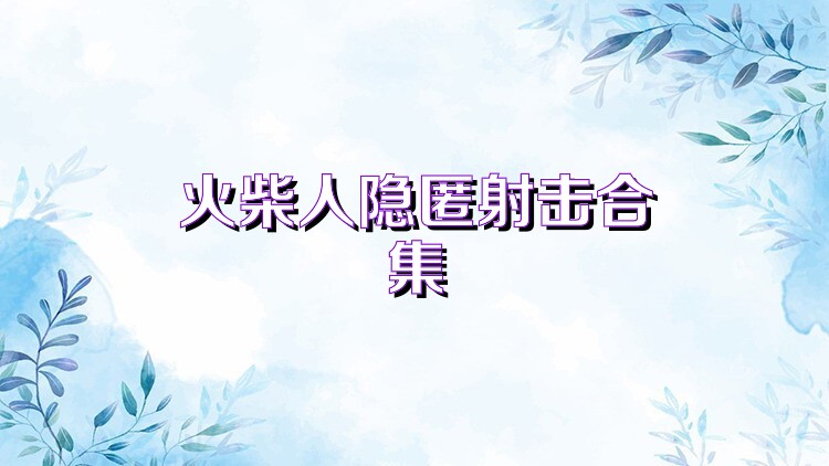 火柴人隐匿射击合集