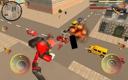 火柴人绳索英雄3：警察射击1