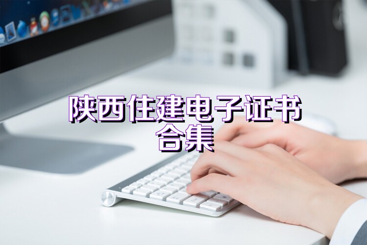 陕西住建电子证书合集