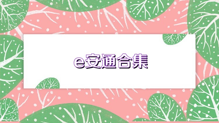 e安通合集