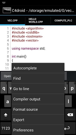 C++编译器 C4droid (C/C++ compiler)4
