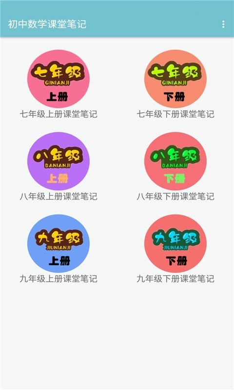 初中数学课堂笔记1