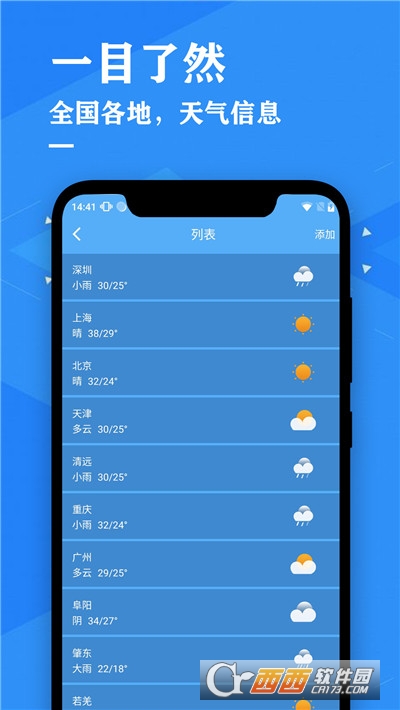 天气预报降雨预警4