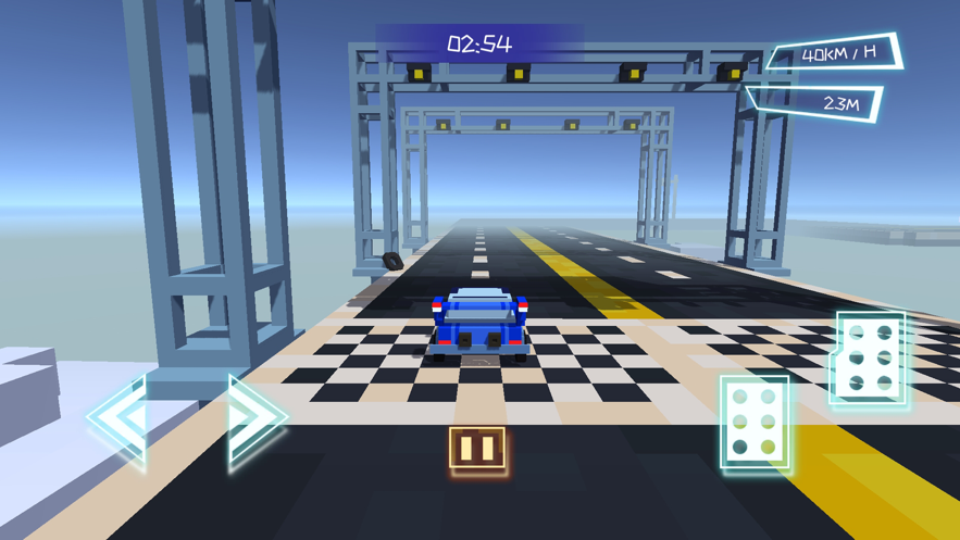 双人赛车3D跑车版2